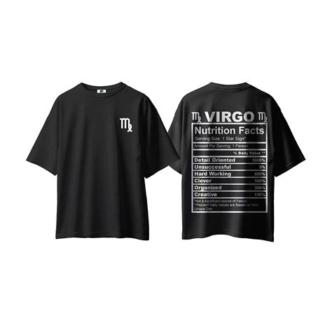 SXV 'VIRGO’ Printed Cool Aesthetic Oversized Baggy T-shirt – SXVSTYLE