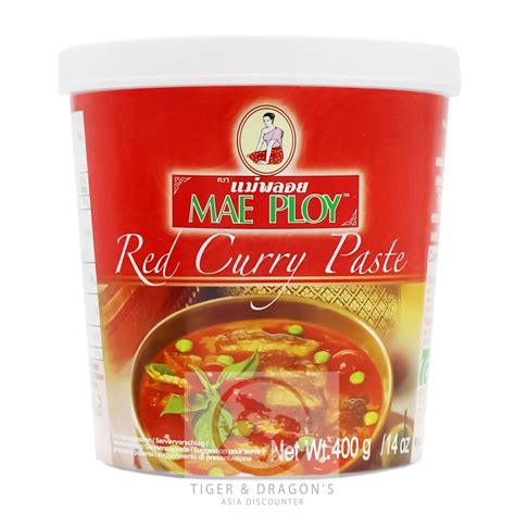 Mae Ploy Rote Thai Currypaste 400g, 3,99