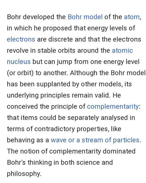 WHAT IS THE FUNCTION OF PLANETARY ATOM OF NEILS BOHR - Brainly.in