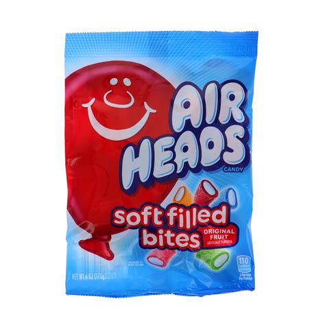Airheads, Soft Filled Bites , Count 12 (6 oz ) - Sugar Candy / Grab ...