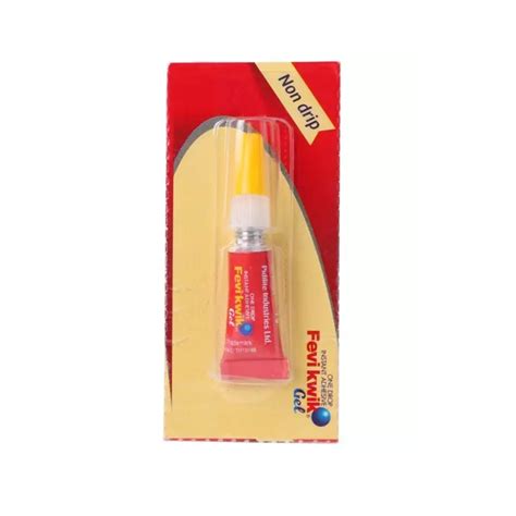 FEVIKWIK Gel One Drop Instant Gel Adhesive-Non Drip-Pack of 15 ...