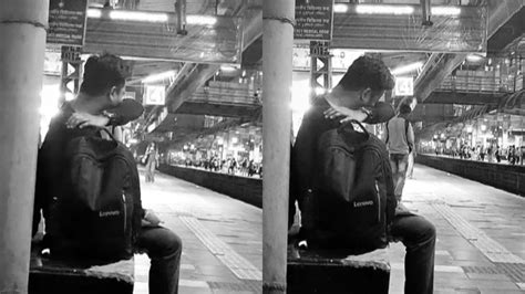 Men also cry, Railway Station viral video, video goes viral, video of a ...