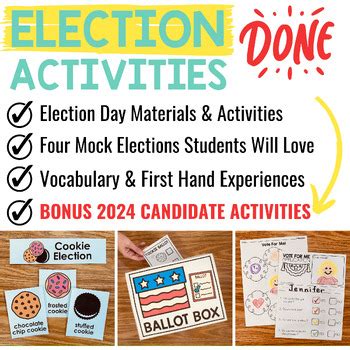 Election Activities for Kindergarten 的图像结果