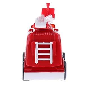 CALANDIS 1:64 Scale Alloy Fire Truck with Ladder Model Diecast Car Kids ...