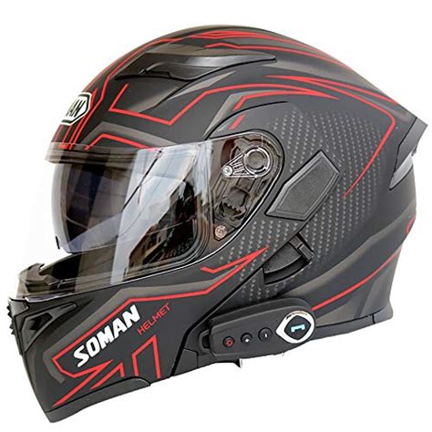 Casco Moto Apribile Con Doppia Visiera – Integrale Modulare, Omologato ECE/DOT, Per Uomo E Donna