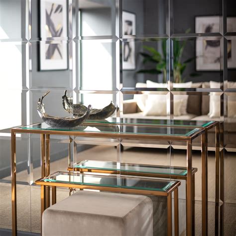 30 x 30 bevelled Silver mirrored square bevelled wall tiles – my furniture