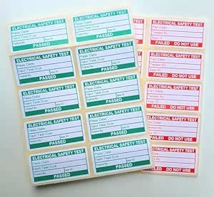 PAT Test Stickers 600 Passes/60 Failures Test Stickers for Portable ...