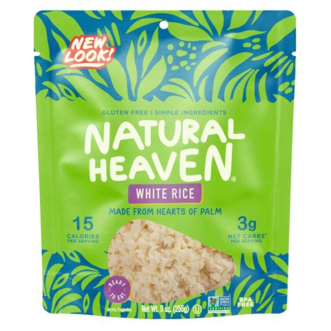 Natural Heaven's White Rice - Hearts Of Palm Rice - 6 Pack, 54oz Each ...