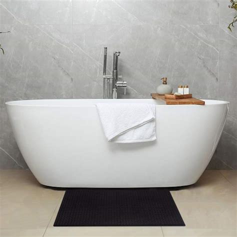 Antimicrobial Waffle Black Bath Rug 17x24 | At Home