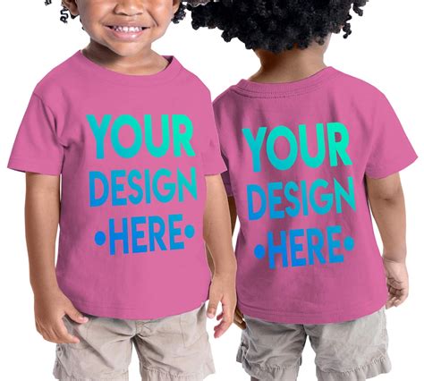 Buy Custom Shirts for Toddlers - Design Your OWN Kids Shirt ...