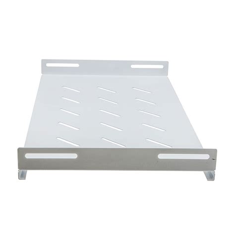 19 Inch Cabinet Shelf 1U with 10"(270mm) Depth- RAL9003, Signal White