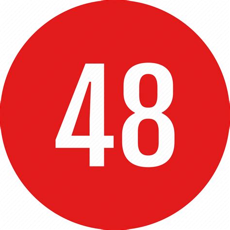 Number, 48 icon - Download on Iconfinder on Iconfinder