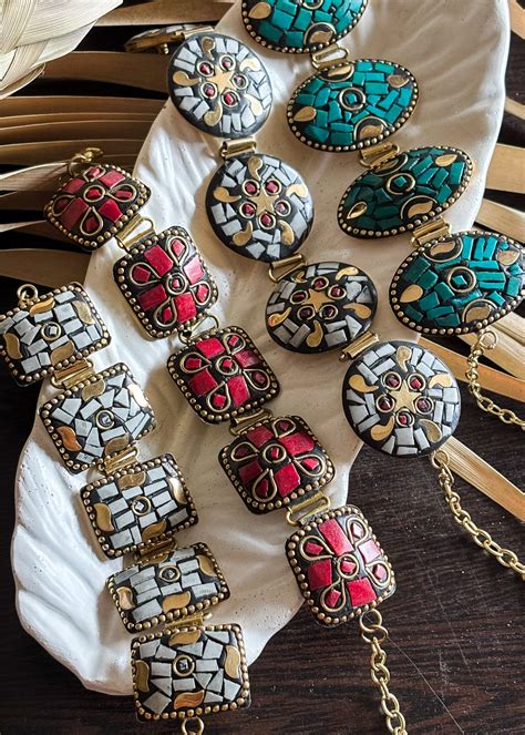 Zarina – Mosaic Charm Bracelets – Aere Clothing