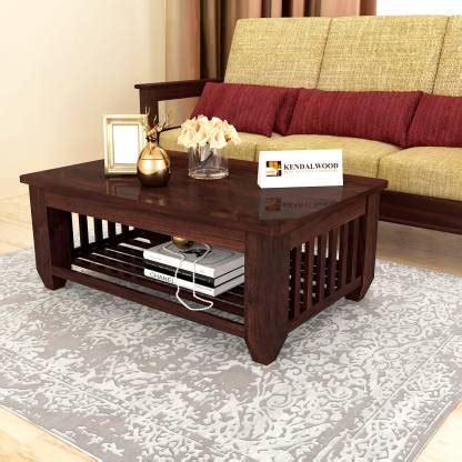Flipkart Perfect Homes Wooden Center Table Tea Table for Living room ...