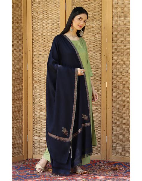 Buy Online Sozni Embroidered Cashmere Pashmina Shawls | Cashmere ...