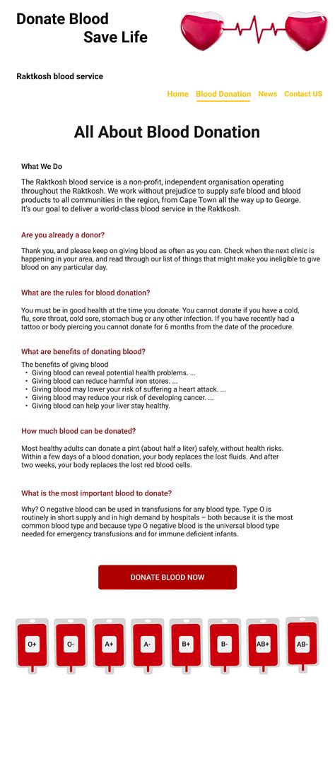 Blood Donation HTML JS CSS Code 的图像结果