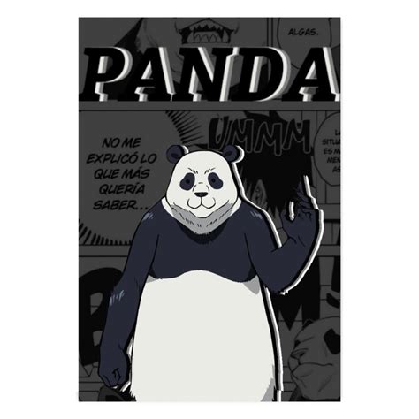 Panda | Jujutsu Kaisen Posters for Wall | A3 and A4 sizes | 400 GSM ...