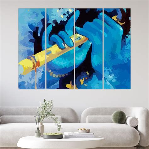 Shop Krishna-tastic Flute Fest Framed Wall Art That'll Make Your Walls ...