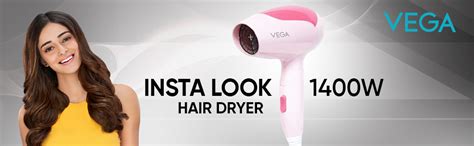 VEGA Go Lite 1400 Foldable Hair Dryer For Women With 1400 Watts Quick ...