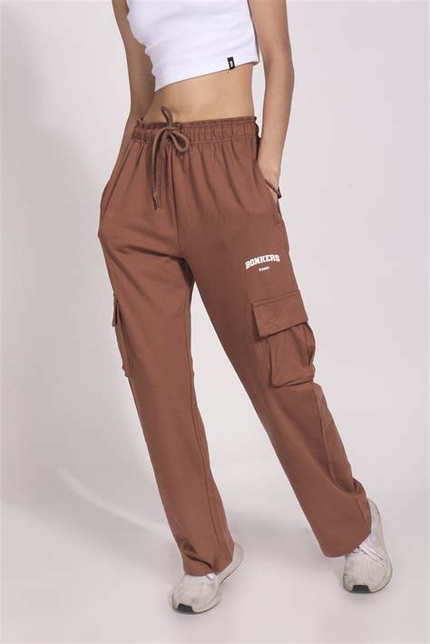 Buy Brown Utility Straight Fit Pant | BonkersCorner