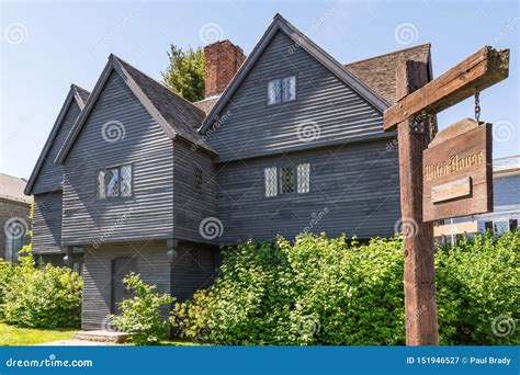 Witch House of Salem, Massachusetts Editorial Photography - Image of ...