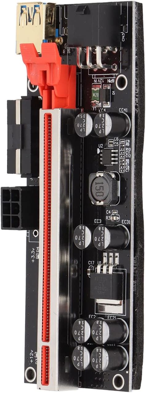 Buy Velaurs Riser Adapter Card, Good Contact Easy Fixation Power ...