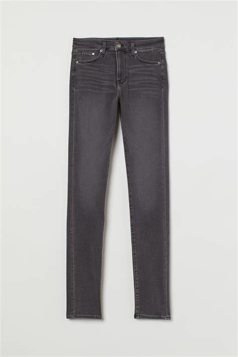 Shaping Skinny Regular Jeans - Dark denim grey - Ladies | H&M IN