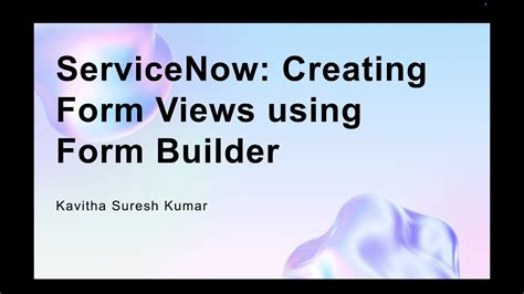 ServiceNow Custom Forms 的图像结果
