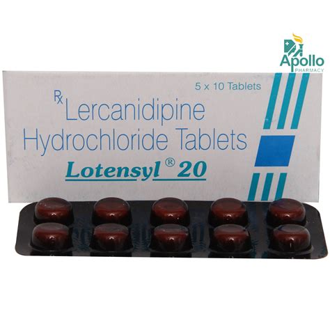 Lotensyl 20 Tablet 10's Price, Uses, Side Effects, Composition - Apollo ...