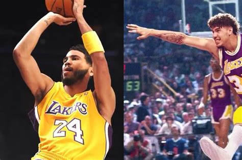 Jayson Tatum, LaMelo Ball don Lakers purple and gold in new NBA video ...