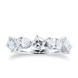 Mappin & Webb 18ct White Gold 1.50cttw Diamond Fancy Scatter Ring ...