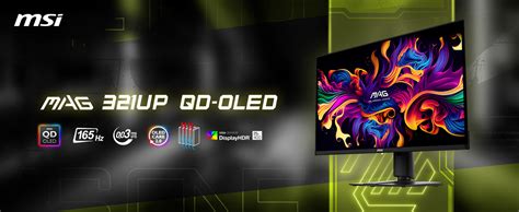 Buy MSI Mag 321UP QD-OLED 4K UHD 32 Inch Gaming Monitor at Best Price ...