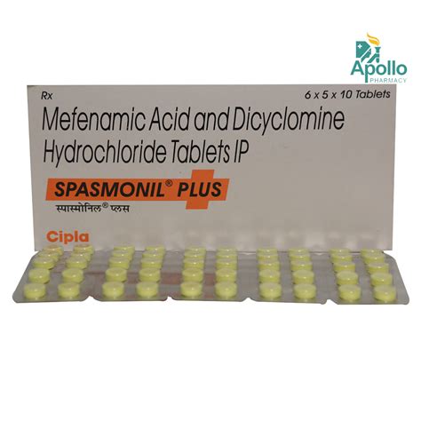 Buy Spasmonil Plus Tablet online | Uses, Side Effects, Price and ...