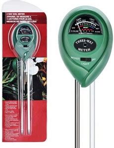 Cutezy ph meter soil tester 3 in 1 Soil Moisture Light and PH/Acidity ...