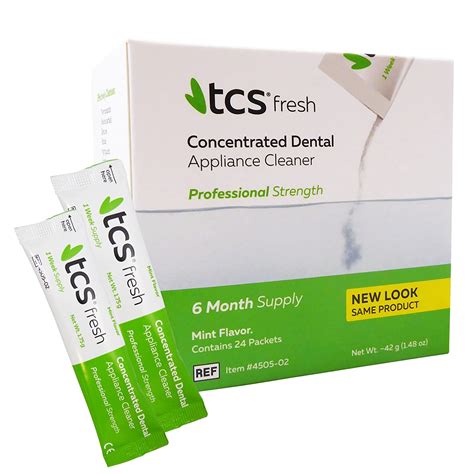 Tcs Concentrated Cleaner - 10 Months Supply For Dentures, Retainers ...