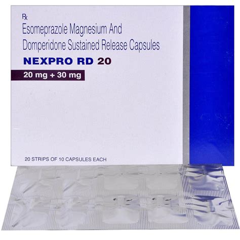 Nexpro RD 20 Capsule | Uses, Side Effects, Price | Apollo Pharmacy