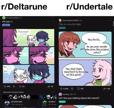 Finally we are not the unhinged ones this time! : r/Deltarune