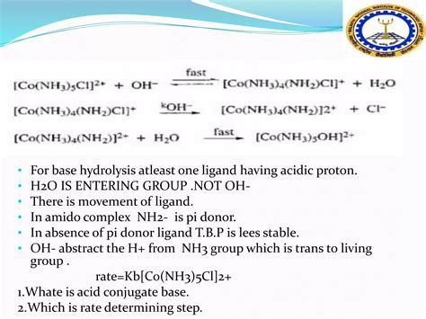 BASE HYDROLYSIS AND FACTOR EFFECTING EFFECTING BASE HYDROLYSIS | PPTX