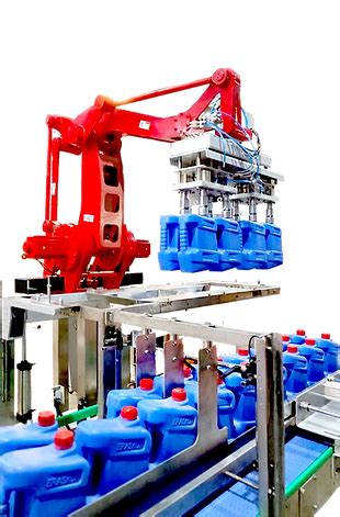 Rezultat imagine pentru Robotic Arm Case Packing Machine