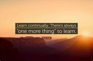 One More Thing To Learn Steve Jobs Motivational Quote Poster Paper ...
