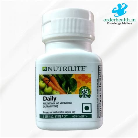 Buy Amway Nutrilite Daily (60 Tablets): Amway Multivitamin Tablets ...