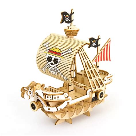 3D DIY Puzzle: One Piece Going Merry Ship - wa-gu-mi - 88pcs