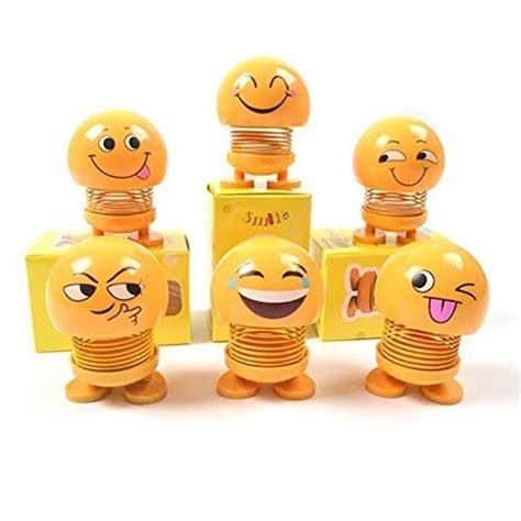 Eyelet Emoticon Figure Smiling Face Spring Doll : Amazon.in: Toys & Games
