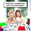 samfashion 40 Sheets A4 Fluorescent Pink Colour Printable Self Adhesive ...