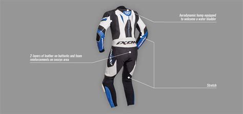 IXON JACKAL SUIT (BLACK WHITE RED)– Moto Central