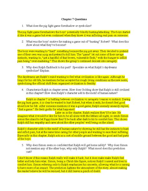 Image result for Lotf Chapter 7