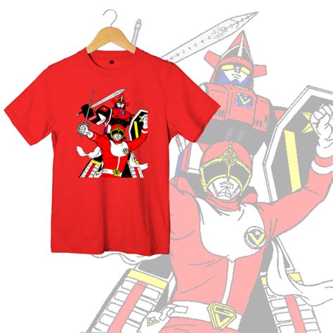 Jual Kaos Goggle Red Kaos Goggle V Kaos Power Rangers Kaos Dai Sentai ...