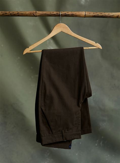 Buy Gir Hickory Chino | Casual Brown Solid Chino for Men Online | Andamen