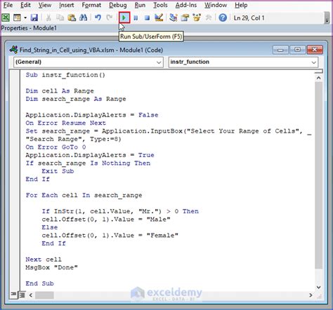 Image result for VBA String Find