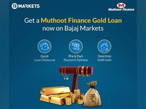 Muthoot Finance Gold Loan now available online on Bajaj Markets